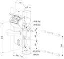 LOCINOX LMKQV2 VINCI - MECHANISCH CODESLOT IN OPBOUW