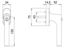 EDI 1010 JANUS RAAMKRUK IN RVS