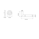 KARCHER DESIGN KD COMFORT RIO STEEL ER34 KRUKKENPAAR OP ROZET