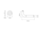 KARCHER DESIGN KD COMFORT RIO STEEL ER34 KRUKKENPAAR OP ROZET