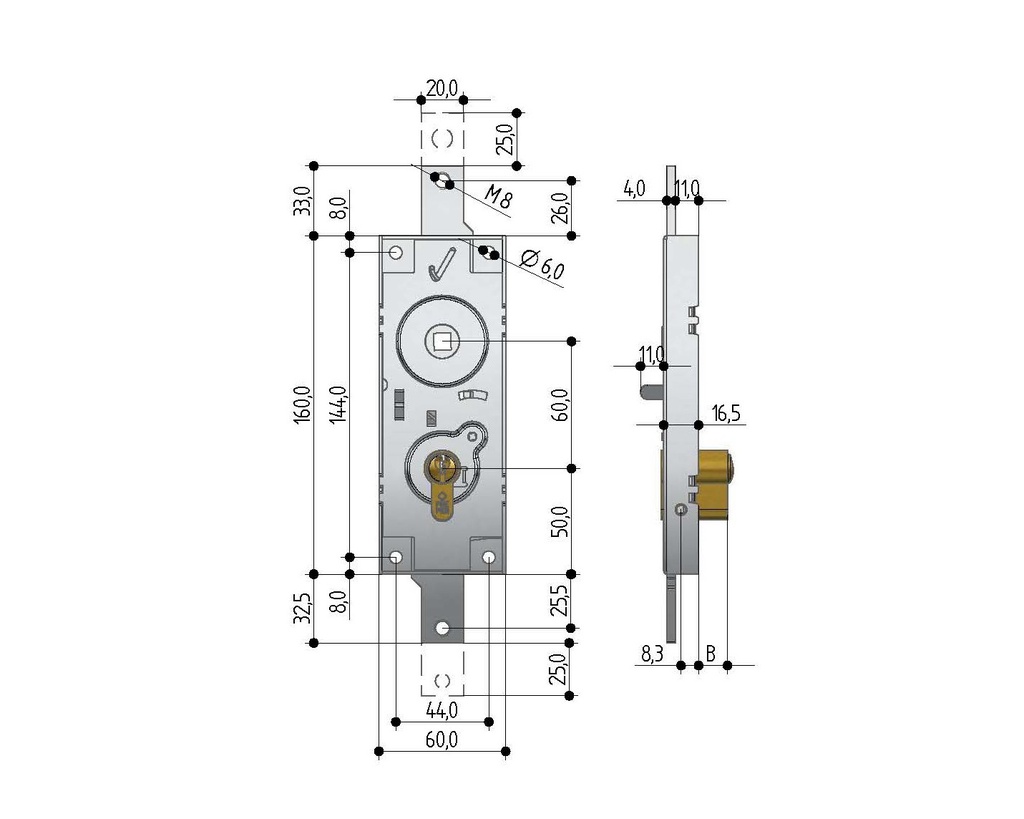 PREFER SERIE 6592 SLOT VOOR GARAGEPOORT