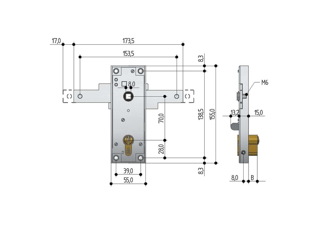 PREFER SERIE 6563 SLOT VOOR GARAGEPOORT