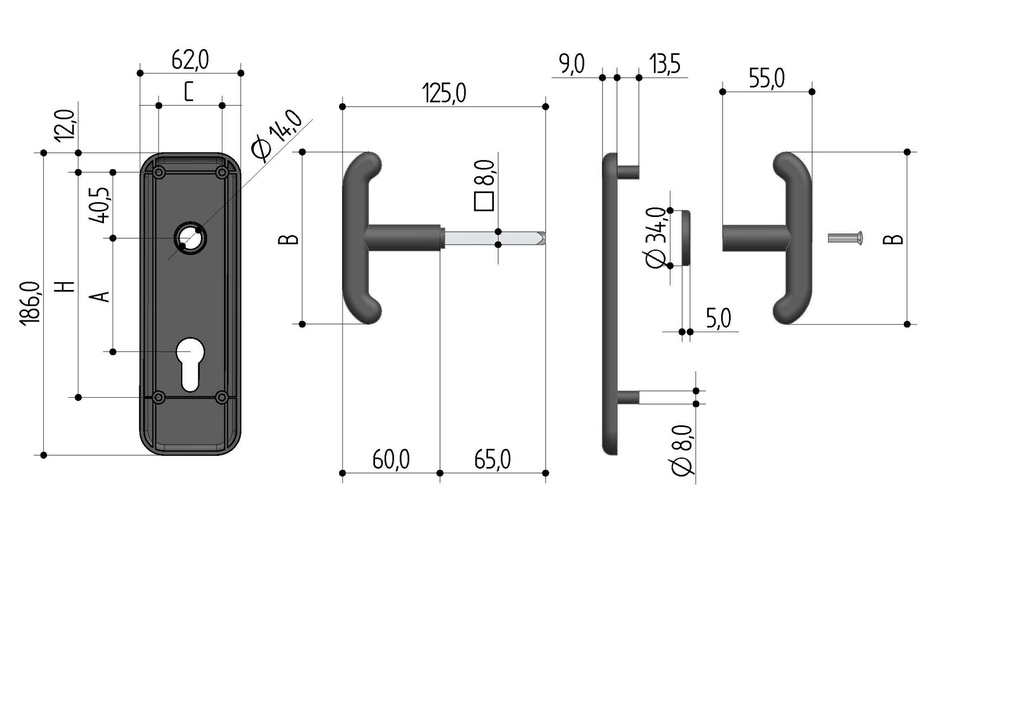 PREFER T-KRUK SET 0433 MET BUITENSCHILD