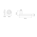 KARCHER DESIGN KD COMFORT MILANO ER52 KRUKKENPAAR OP ROZET