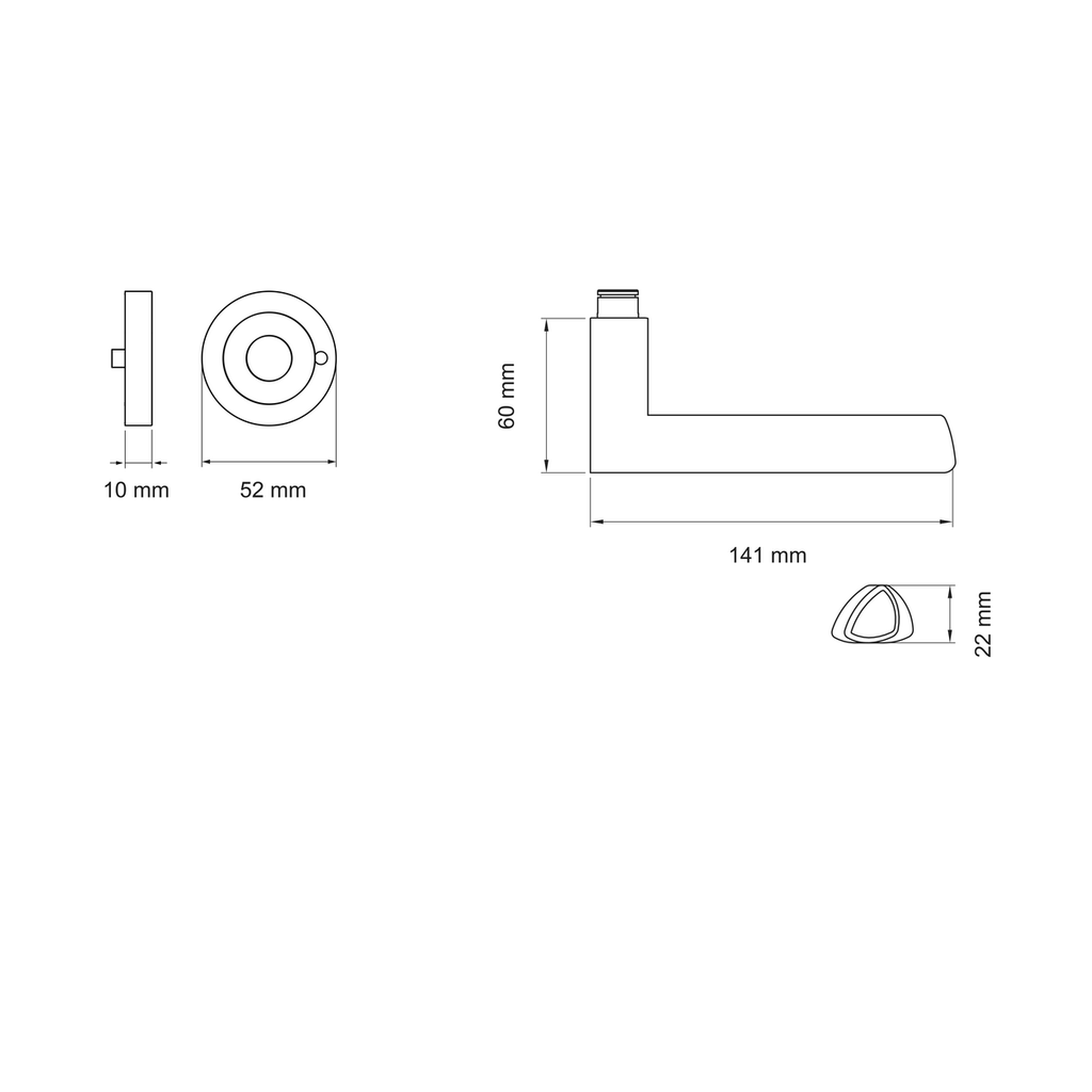 KARCHER DESIGN KD COMFORT MADRID ER56 KRUKKENPAAR OP ROZET