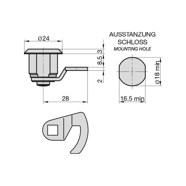 BASI HS 354/355 AUTOMAATCILINDER