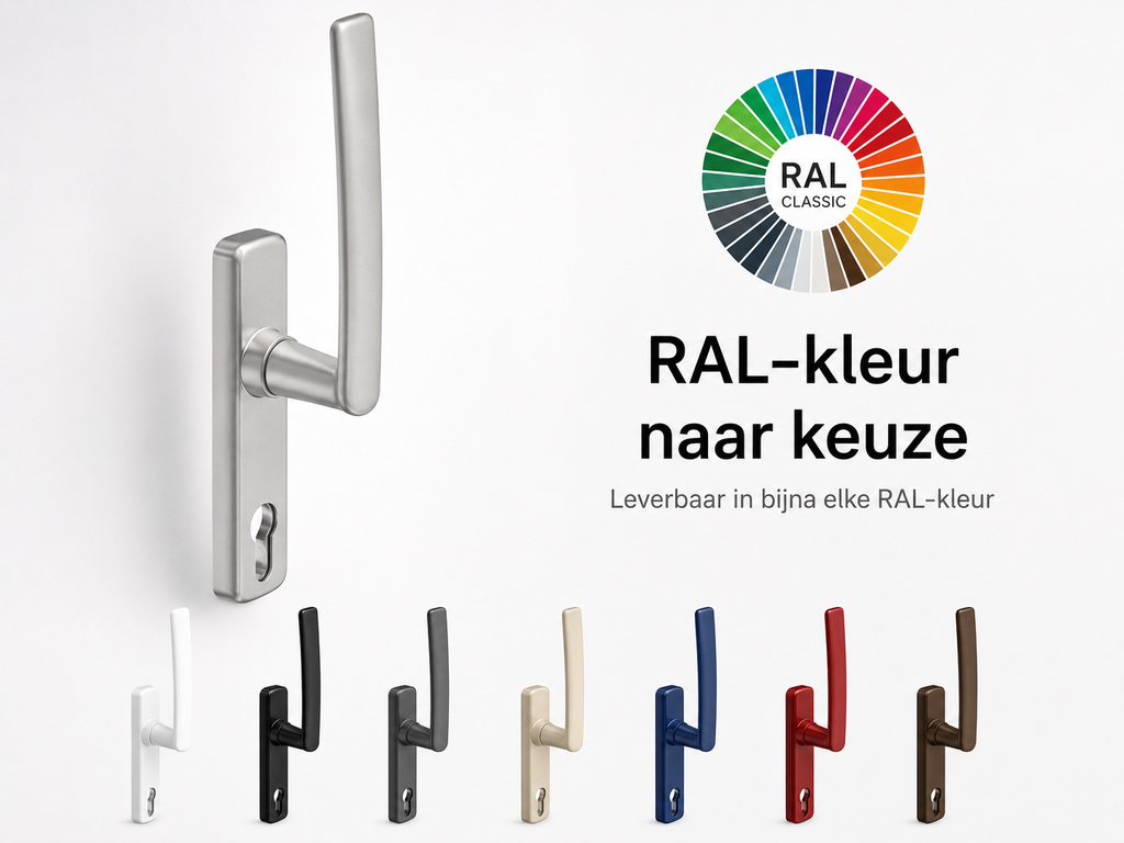 FAPIM PRISMA HEFSCHUIFRAAM HS-5126 HANDGREEP BINNEN - op RAL-kleur