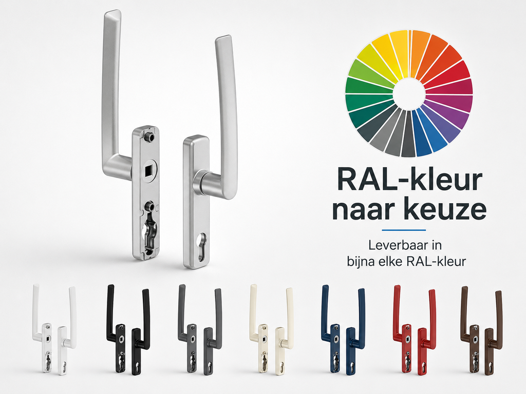 FAPIM PRISMA HEFSCHUIFRAAM HS-5126 HANDGREEP DUBBEL - op RAL-kleur