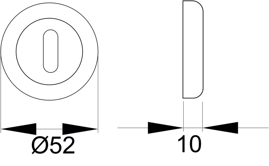 KARCHER DESIGN 3-DELIGE ROZET EZ1335 PER PAAR