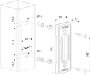 LOCINOX SSKZ QF SCHUIFPOORTSLOTVANGER MET QUICK-FIX