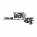 Zilverkleurige metalen profielclip.webp