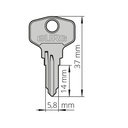 BURG SLEUTEL SERIE 2W OP CODE (1-256)