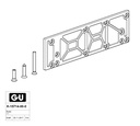 GU MONTAGEPLAAT VOOR OTS 210/320