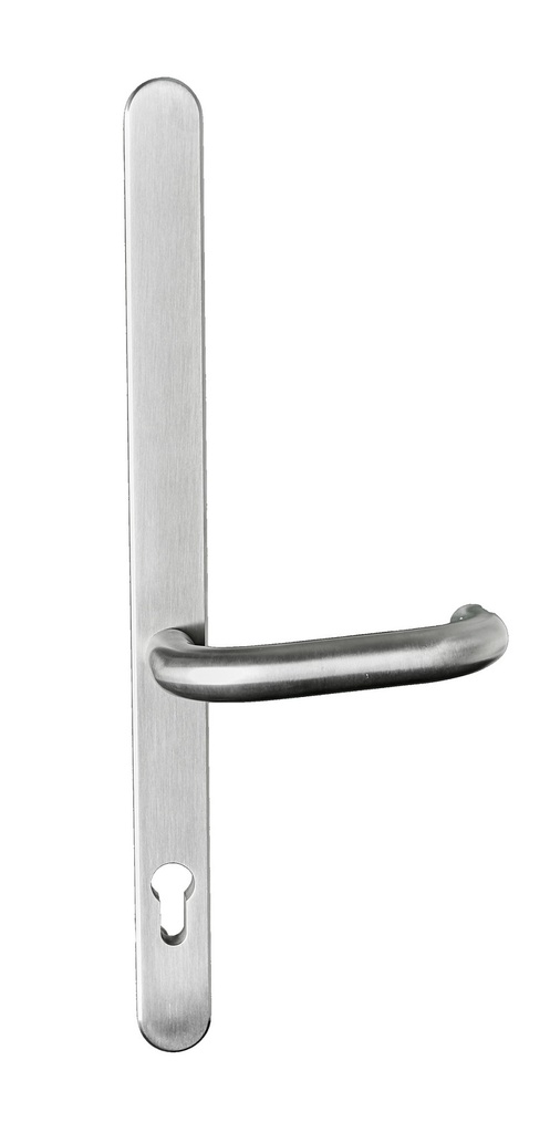 [SRXL123092MPCMKINOX] BESA XXL VEILIGHEIDSBESLAG VOOR SOLENOIDSLOTEN (Kruk, Profiel cilindergat (ZKB), Buitenkant)