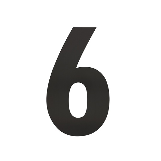 [0023.402116] INTERSTEEL HUISNUMMER XL (Noir, 6)