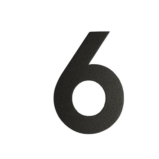 [FUJI-50-ZWART-6] FUJI HUISNUMMER & -LETTER (50, Zwart, 6)