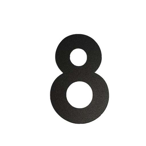 [FUJI-50-ZWART-8] FUJI HUISNUMMER & -LETTER (50, Zwart, 8)
