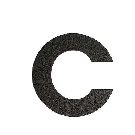 [FUJI-80-ZWART-C] FUJI HUISNUMMER & -LETTER (80, Zwart, C)