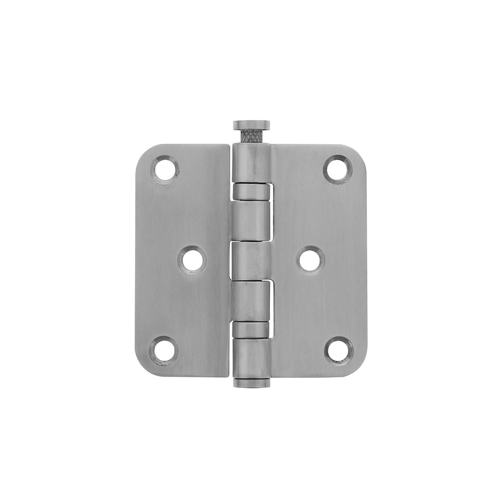 [0035.462530] INTERSTEEL KOGELLAGERSCHARNIER (76x76, Afgeronde hoeken, RVS geborsteld)
