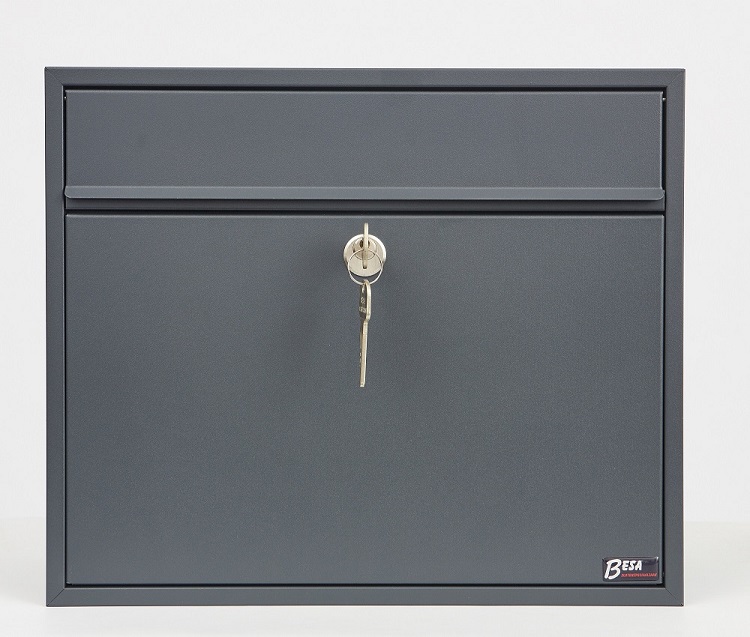 [130173085000] BESA BRIEVENBUS MODEL SQUARE (Antraciet)