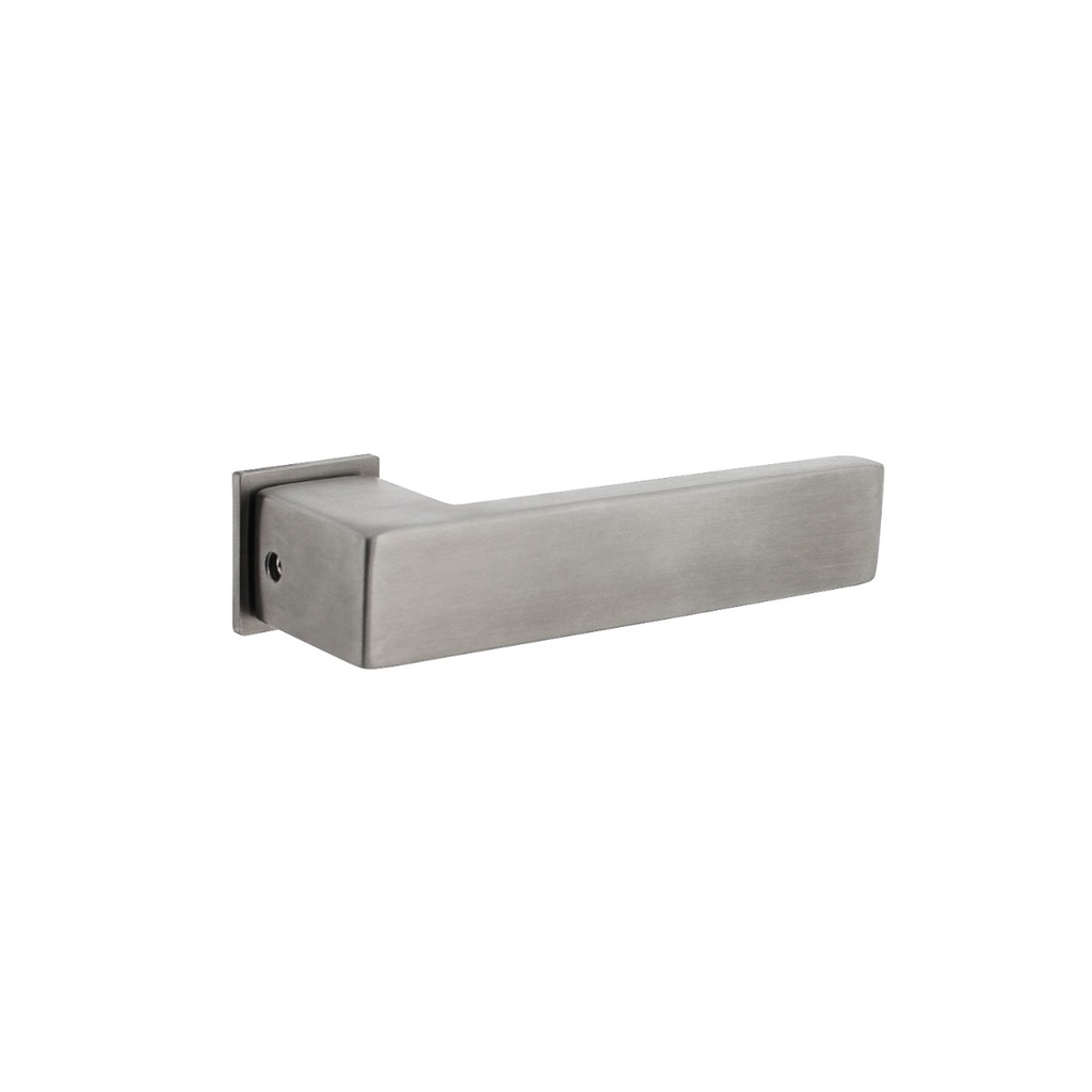 [0035.092202] INTERSTEEL AMSTERDAM KRUKKENPAAR OP MINIMALISTISCHE ROZET (Roestvrij staal / Inox geborsteld)