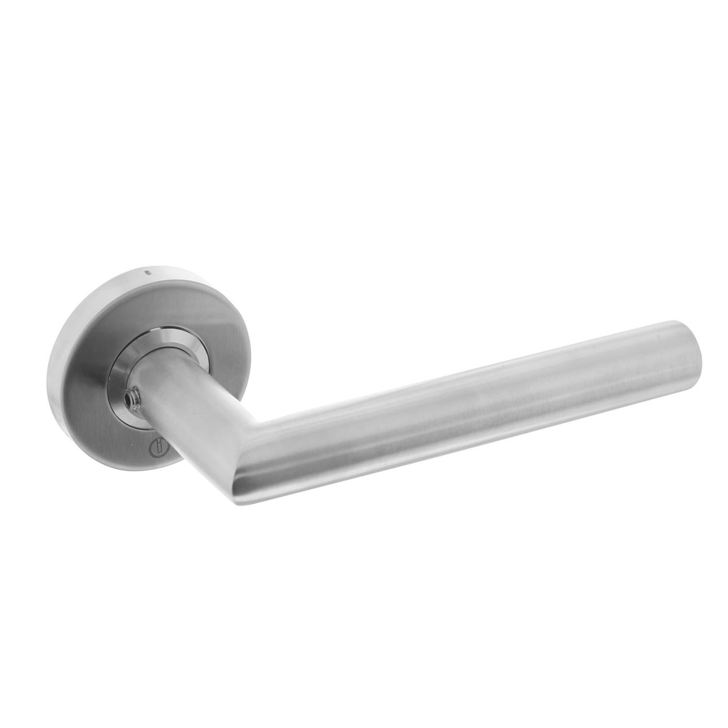 [0035.058302] INTERSTEEL JURA KRUKKENPAAR OP ROZET (Roestvrij staal / Inox geborsteld)