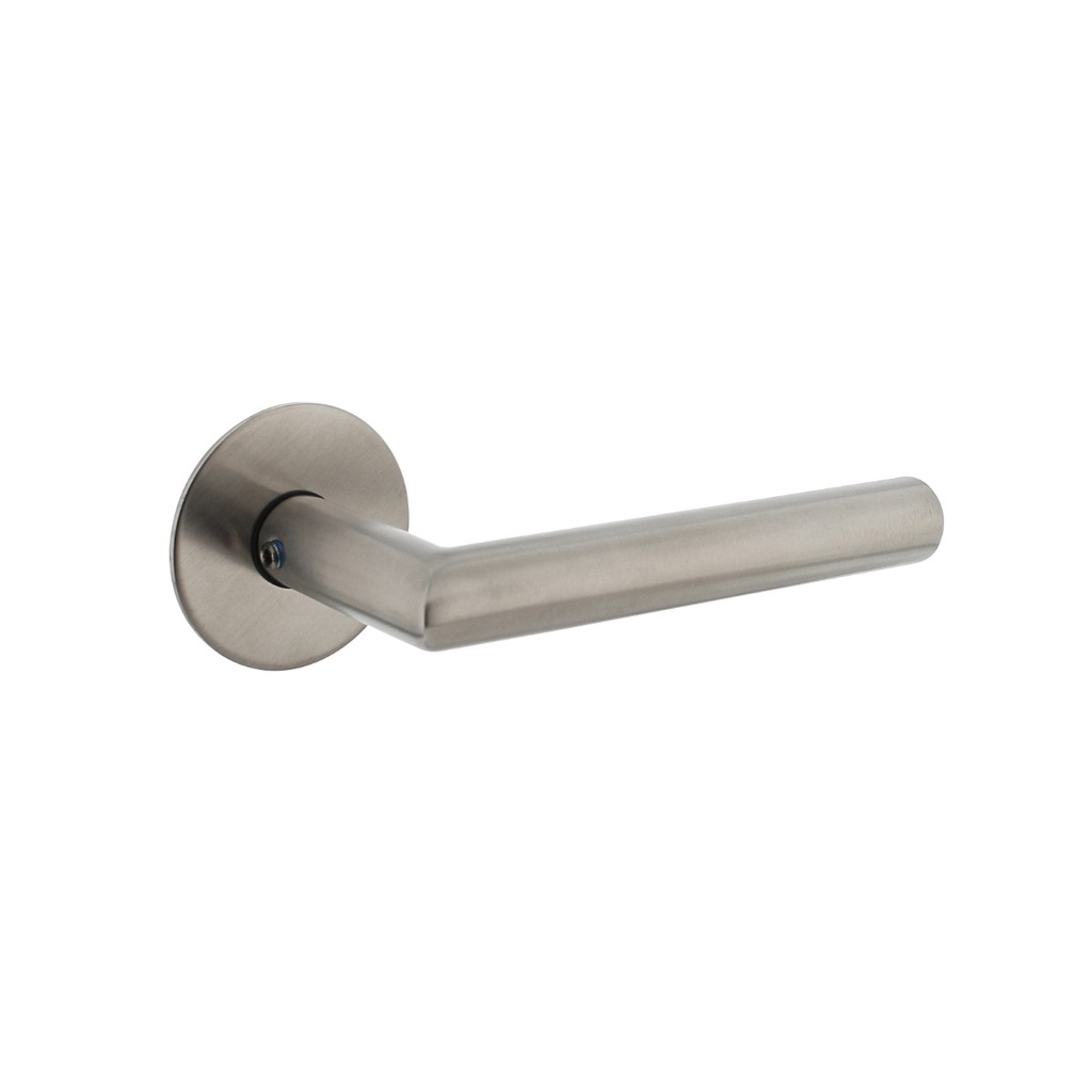 [0035.158302] INTERSTEEL JURA KRUKKENPAAR OP ZELFKLEVENDE ROZET (Roestvrij staal / Inox geborsteld)