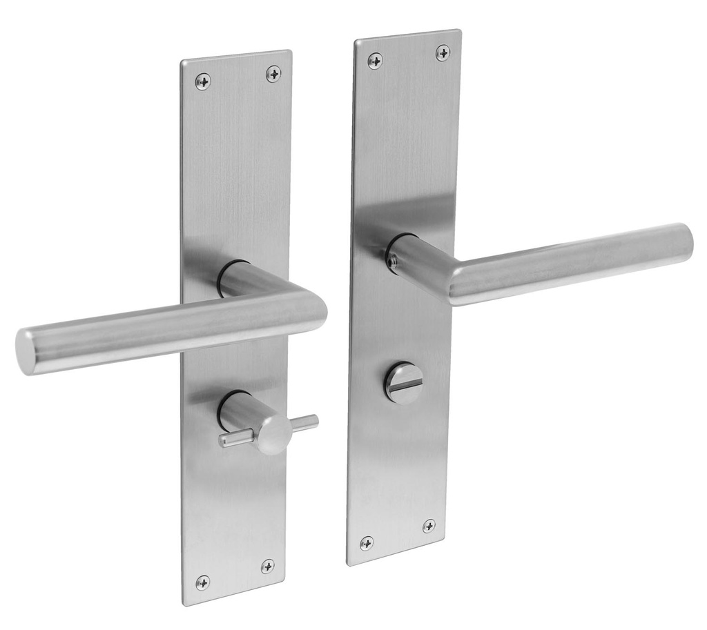 [0035.058365] INTERSTEEL JURA KRUKKENPAAR OP SCHILD WC (Roestvrij staal / Inox geborsteld, 63)
