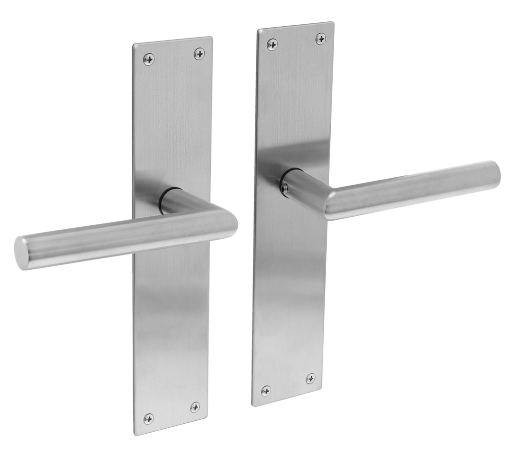 [0035.058311] INTERSTEEL JURA KRUKKENPAAR OP SCHILD BLIND (Roestvrij staal / Inox geborsteld)