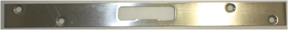 [C300253I] BESA SLUITPLAAT UNIVERSEEL INOX VOOR BIJZETSLOT (300, 25)