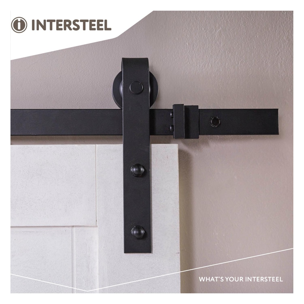 [0023.450101] INTERSTEEL BASIC SCHUIFDEURSYSTEEM (Voorzijde deur, Mat zwart)