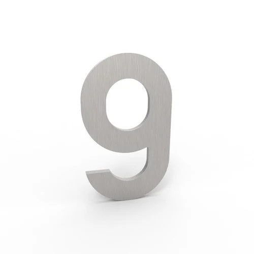 [9-I] ALBO HUISNUMMER & -LETTER (F1 - anodisé, 9)