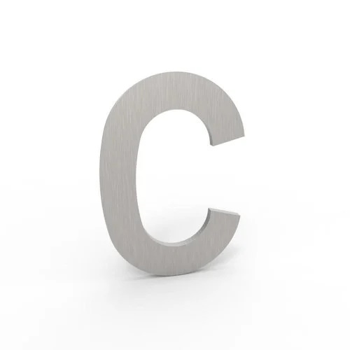 [C-I] ALBO HUISNUMMER & -LETTER (F1 - anodisé, C)