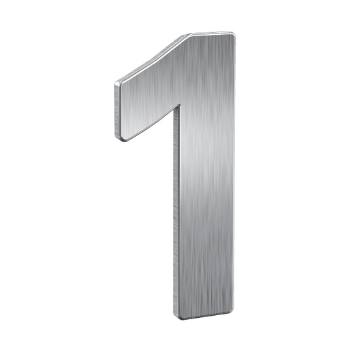 [7300-0001] BASI HUISNUMMER (Acier inoxydable / Inox, 1)