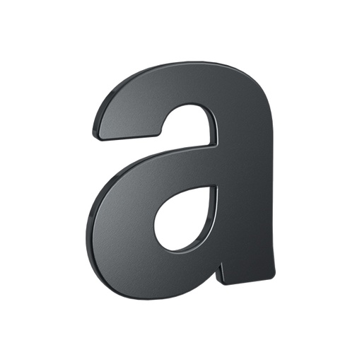 [7300-1012] BASI HUISLETTER (60, Antraciet, A)