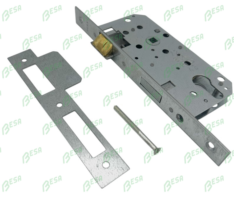[604-35-R] DYLA 604 CILINDERSLOT (35, Flat 22, Straight, Lacquered, DIN left = Belgian right)