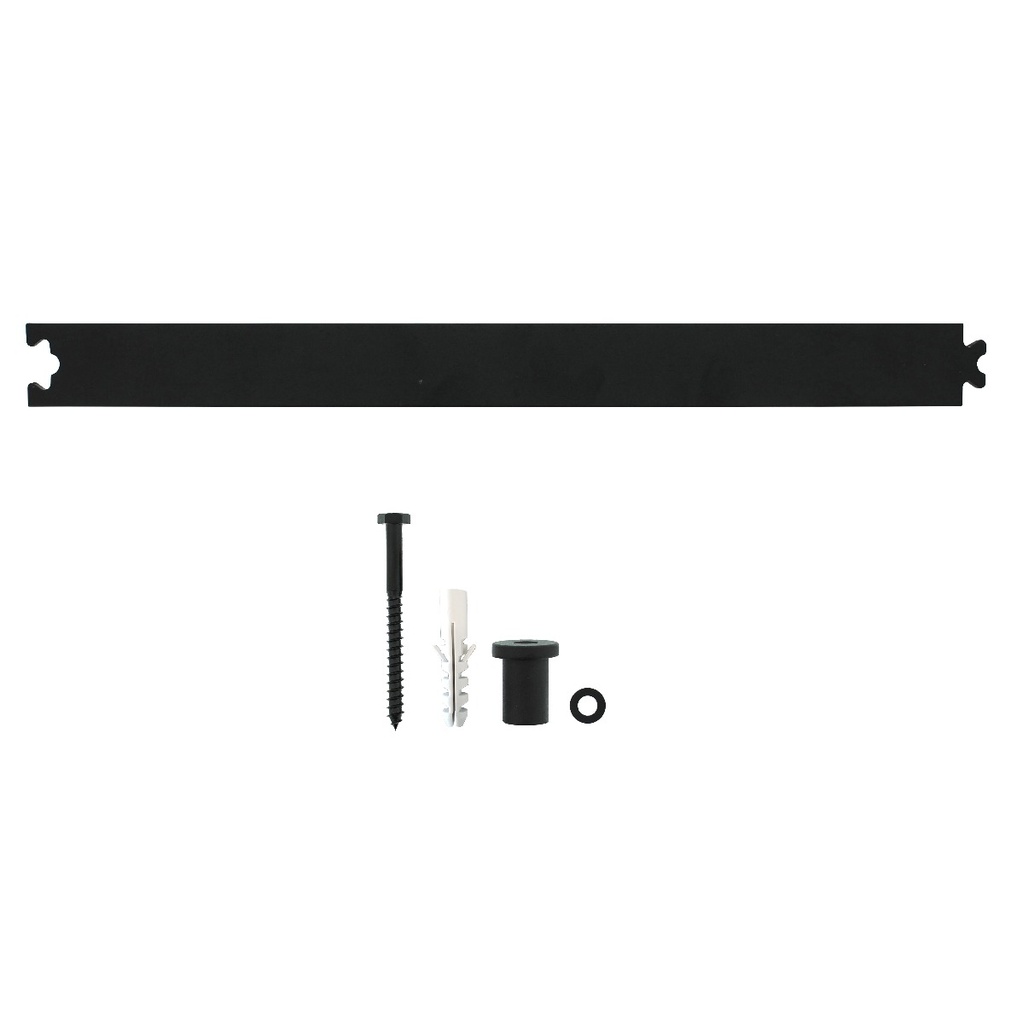 [0023.450113] INTERSTEEL TUSSENRAIL SCHUIFDEURSYSTEEM 45CM (Mat zwart)