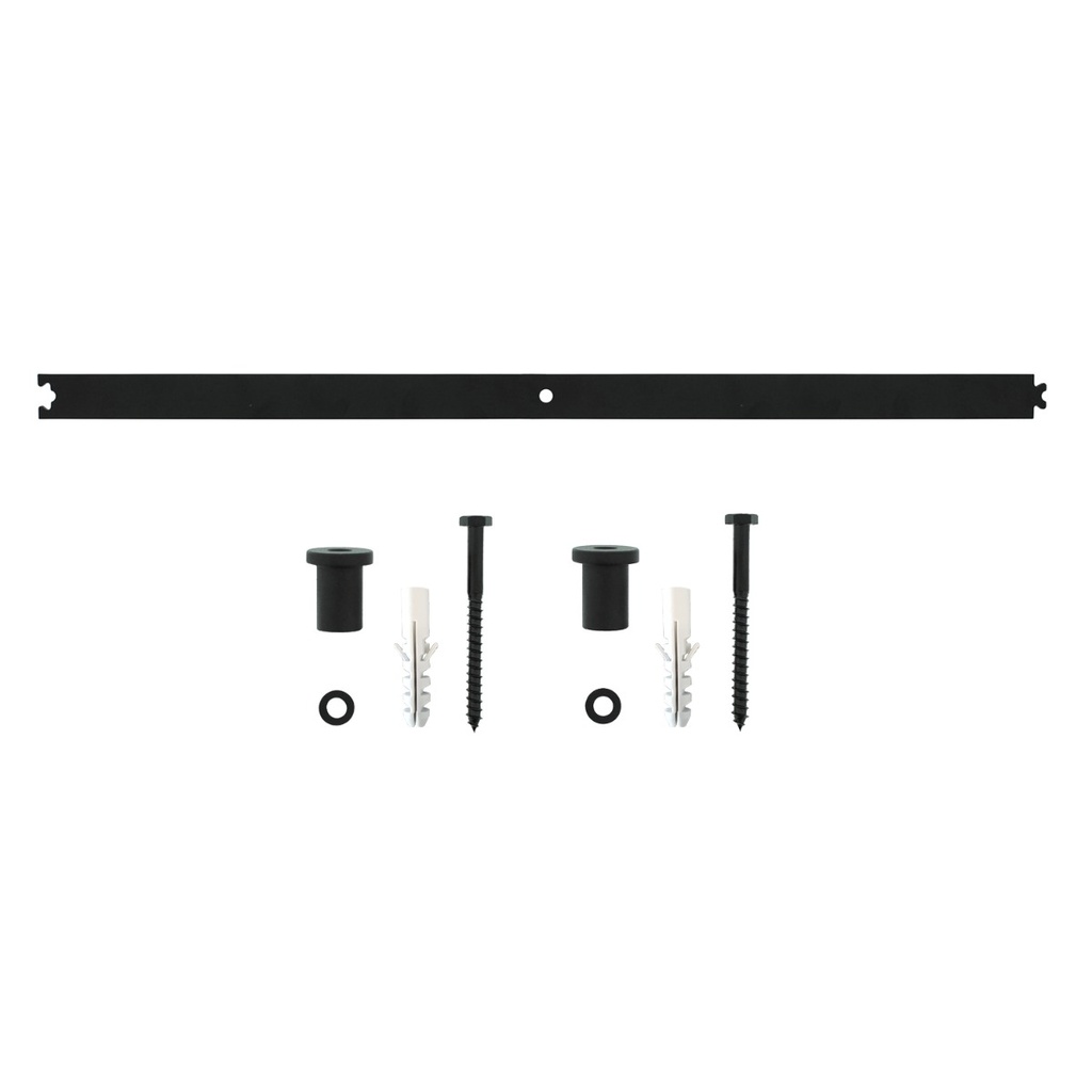[0023.450114] INTERSTEEL TUSSENRAIL SCHUIFDEURSYSTEEM 90CM (Mat zwart)