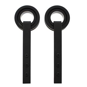 [0023.450135] INTERSTEEL ROLLER SET VOOR MODERN SCHUIFDEURSYSTEEM (Devant de la porte, Noir mat)