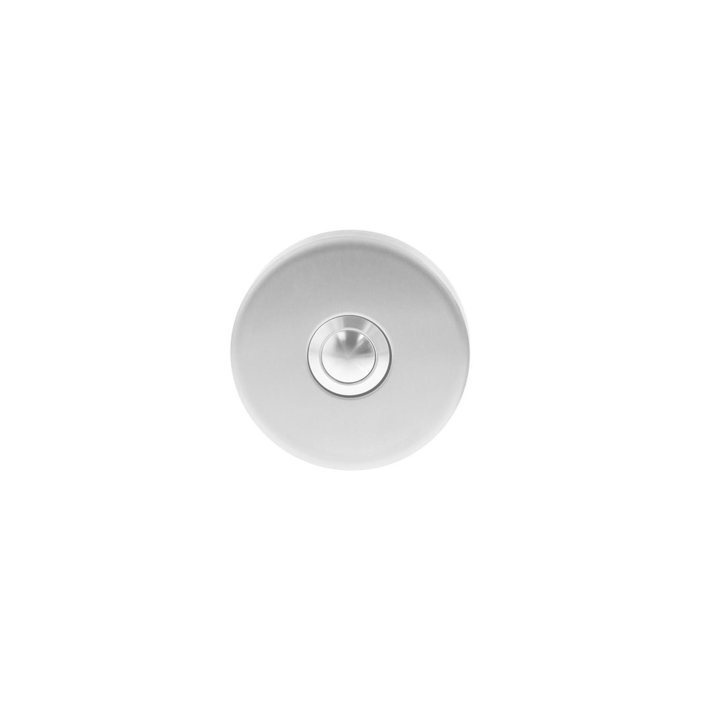 [0035.399040] INTERSTEEL DEURBEL ROND (Roestvrij staal / Inox geborsteld)