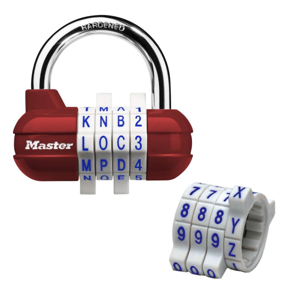 [1534EURD-R] MASTER LOCK PRO SPORT COMBI (Rood)