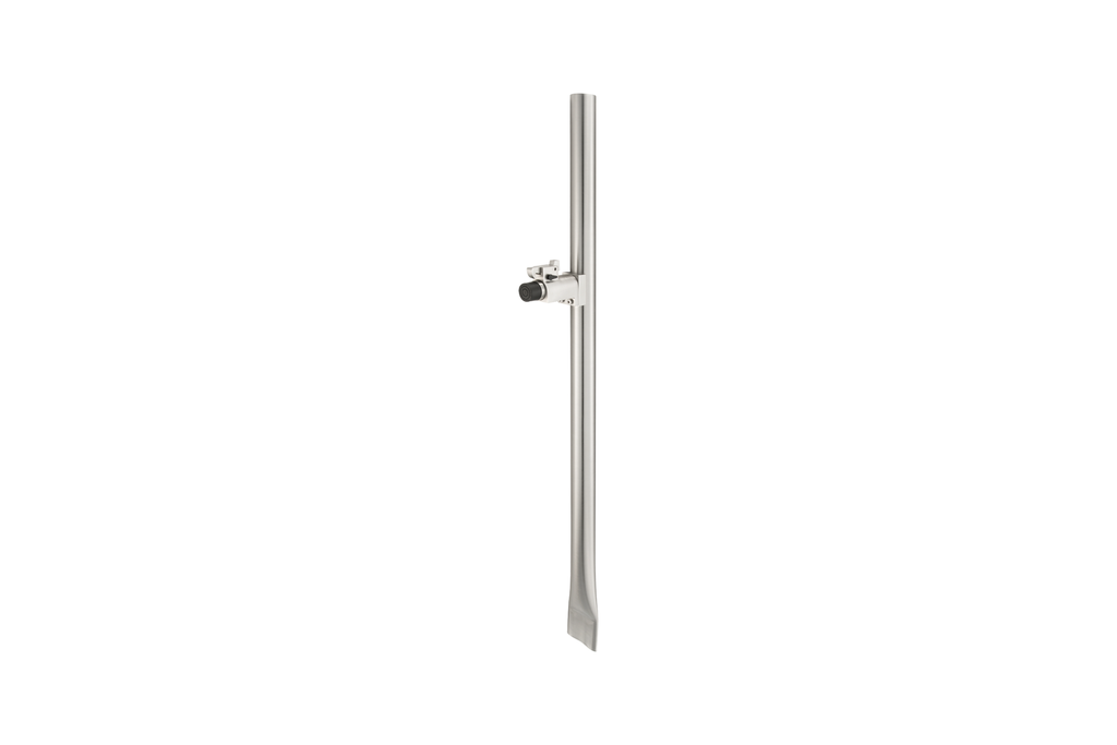 [KWS 1910.02, H 300, X] KWS 1910 DOOR HOLDER WITH HOOK ON POST (Silver lacquered, 300)