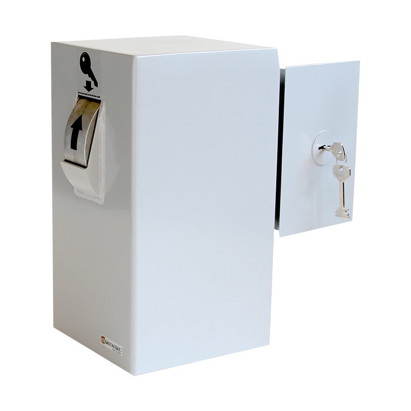 [KSB 101] KEY SECURITY BOX T.B.V. MUURVERANKERING (Tambour gauche)
