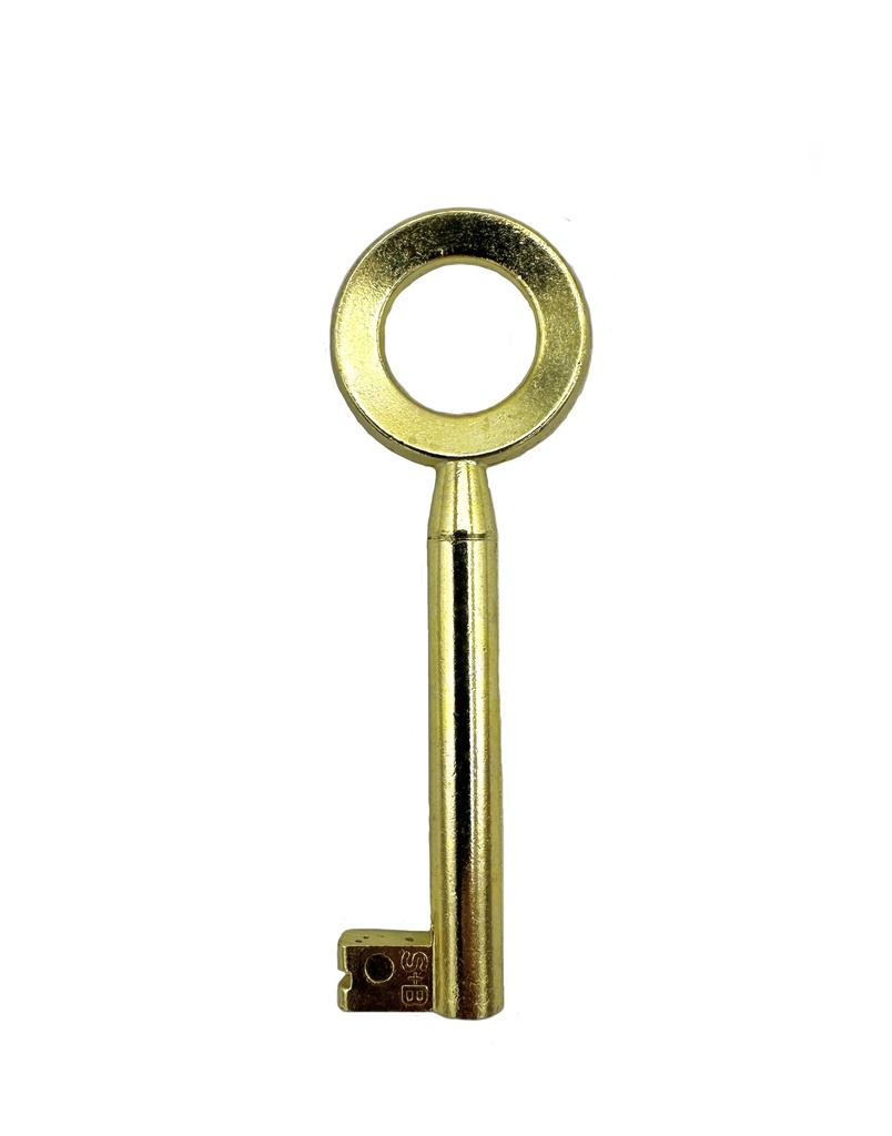 [031240023686] JUNIE MEUBELSLEUTEL NR 312 (Messing, 8x6)