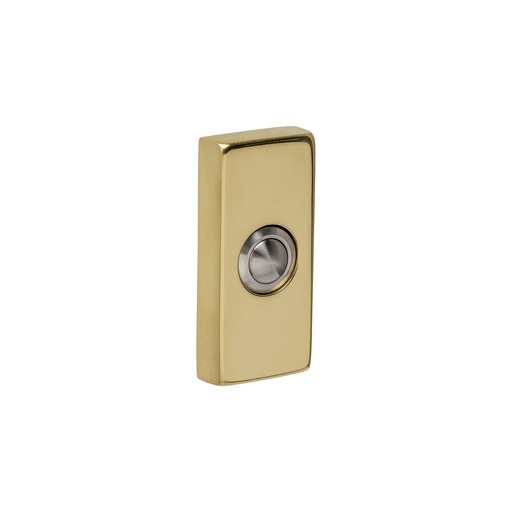 [0013.399038] INTERSTEEL DEURBEL RECHTHOEKIG (Messing gelakt)