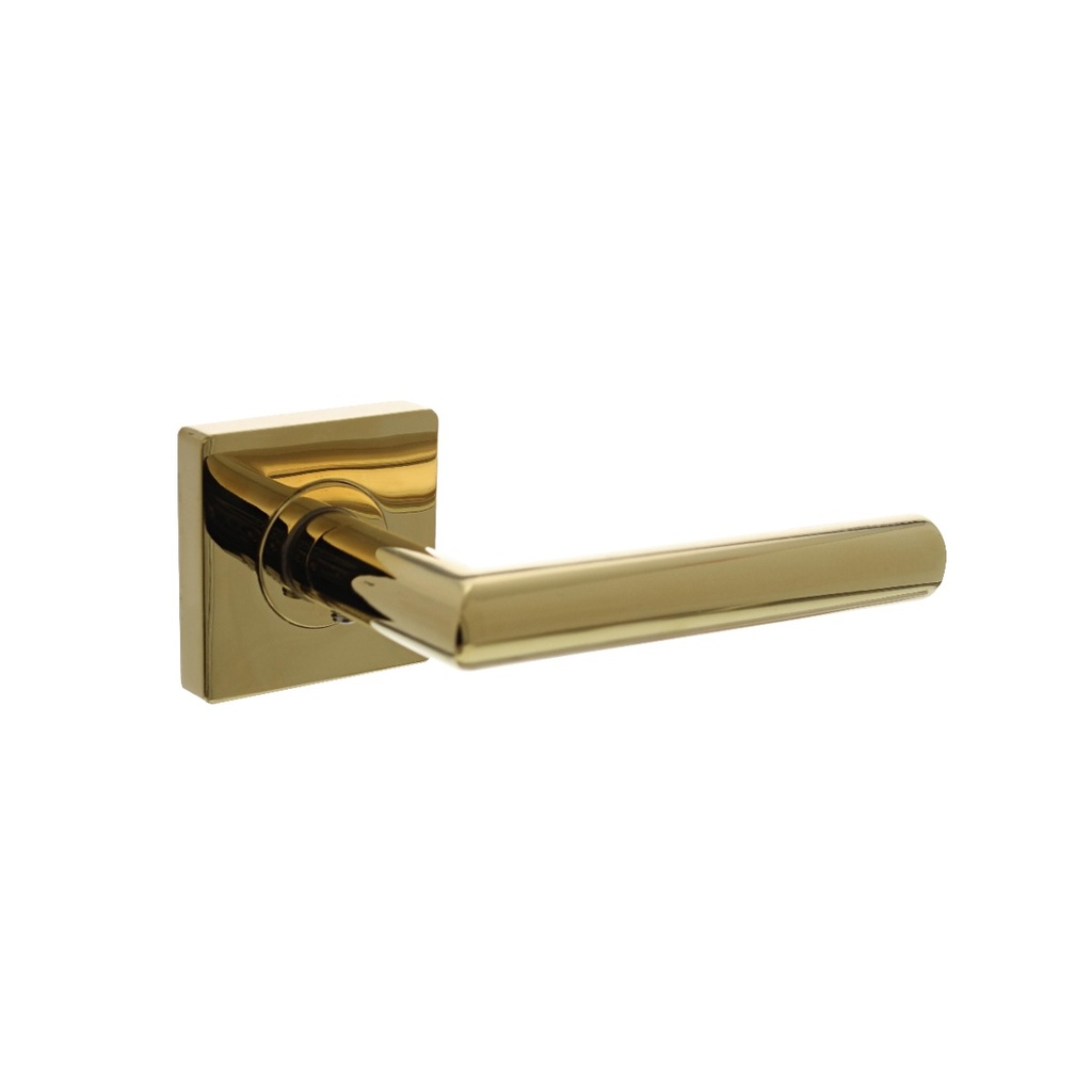[0013.174702] INTERSTEEL DEURKRUK BASTIAN OP VIERKANT ROZET (Brass titanium PVD)