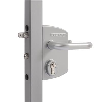 [P00011894-SILV] LOCINOX LAKQU2 POORTSLOT IN OPBOUW (Vierkant, 10 tot 30, Zilver)