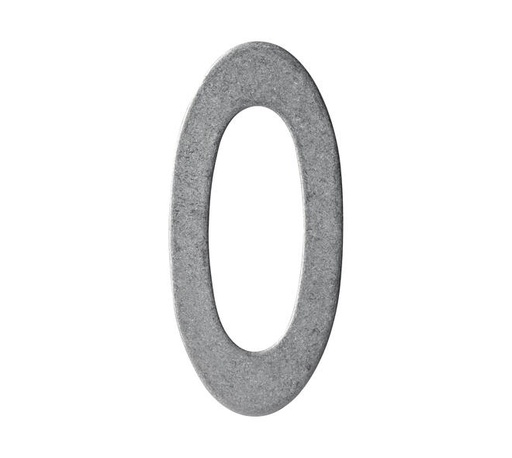 [0034.402040] INTERSTEEL HUISNUMMER (Roestvrij staal / Inox getrommeld, 0)