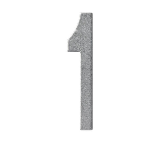 [0034.402041] INTERSTEEL HUISNUMMER (Roestvrij staal / Inox getrommeld, 1)