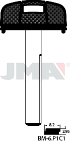 JMA BRUTE SLEUTEL PROFIEL BM-6.P